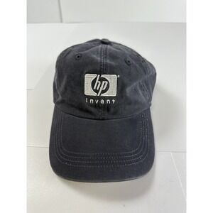 HP Invent Ballcap Dad Hat Embroidered Logo Strap Back 100% Cotton
